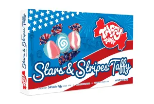 Taffy Town Salt Water Taffy Stars & Stripes Gift Box 340g &ndash; Coopers Candy