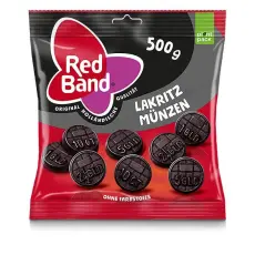 Red Band Lakritz Münzen 500g – Coopers Candy