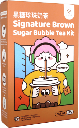 Tokimeki Brown Sugar Bubble Tea Kit 3-pack 255g – Coopers Candy