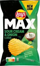 Lays Max Sourcream & Onion 185g – Coopers Candy