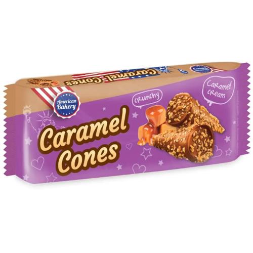 American Bakery Caramel Cones 112g – Coopers Candy