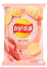 Lays Kartoffelchips Spicy Crayfish Smag 70g &ndash; Coopers Candy