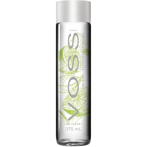 Voss Lime Mint Sparkling Water (glas) 375ml – Coopers Candy