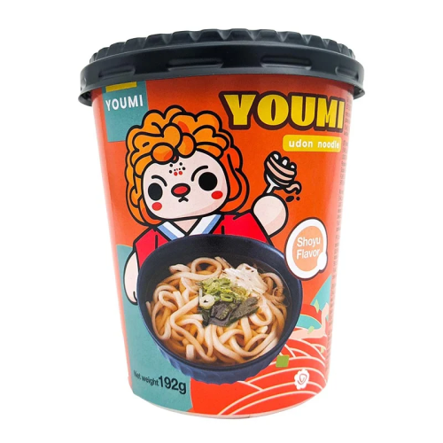 Youmi Udon Noodle Cup Shoyu Flavour 192g – Coopers Candy