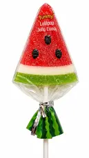 Watermelon Jelly Candy Lollipops 20g &ndash; Coopers Candy