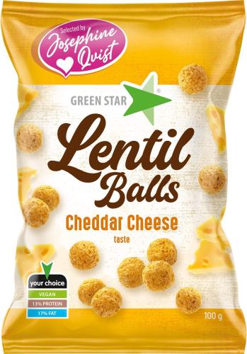 Green Star Lentil Balls Cheddar 100g (BF:2025-05-12) – Coopers Candy
