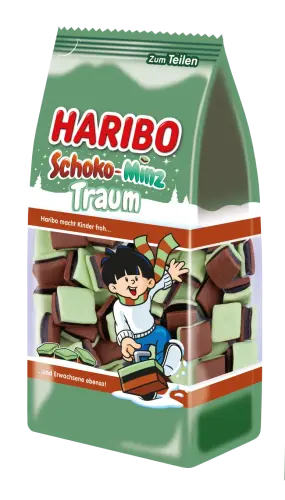 Haribo Choklad-Mint Dröm 300g – Coopers Candy