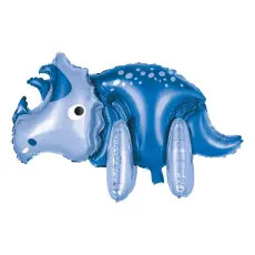 Folieballong Dinosaurie Bl&aring; &ndash; Coopers Candy