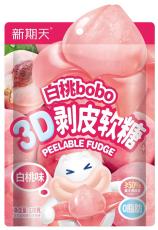 Bobo 3D Peelable Fudge Peach 75g – Coopers Candy