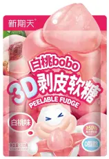 Bobo 3D Peelable Fudge Peach 75g – Coopers Candy