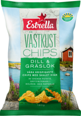 Estrella Västkustchips Dill & Gräslök 180g – Coopers Candy
