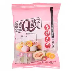 Taiwan Dessert Mini Mochi Assorted Fruit 120g – Coopers Candy