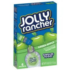Jolly Rancher Singles to Go 6 pack - Green Apple 17g &ndash; Coopers Candy