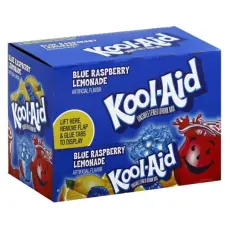 Kool-Aid Soft Drink Mix - Blue Raspberry Lemonade 6.2g x 48st &ndash; Coopers Candy