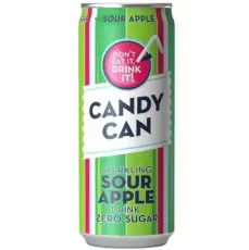 Candy Can Soda Sour Apple 33cl &ndash; Coopers Candy