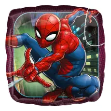 Folieballong Spider-Man Kvadrat &ndash; Coopers Candy