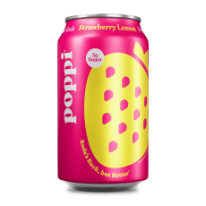 Poppi Prebiotic Soda Strawberry Lemon 355ml – Coopers Candy
