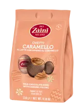 Zaini Mj&ouml;lkchoklad&auml;gg med karamellfyllning 118g &ndash; Coopers Candy