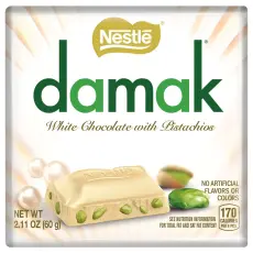 Nestle Damak White Chocolate with Pistachios 60g – Coopers Candy