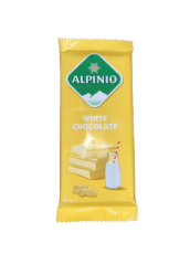 Alpinio White Chocolate 85g – Coopers Candy