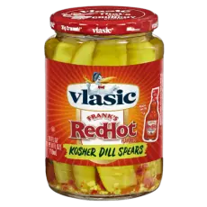 Vlasic Franks RedHot Kosher Dill Spears 710ml – Coopers Candy