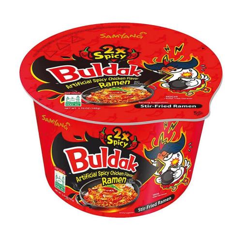 Samyang Buldak Hot Chicken Flavor Ramen Bowl 2xSpicy 105g – Coopers Candy