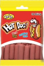 Jojo Hot Dog Bubblegum 80g – Coopers Candy