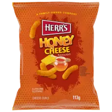 Herrs Honey Cheese Curls 113g – Coopers Candy