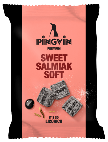 Toms Pingvin Premium Sweet Salmiak Soft 90g – Coopers Candy