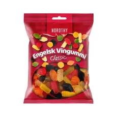 Nordthy Engelskt Vingummi Classic 170g &ndash; Coopers Candy