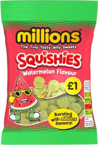 Millions Squishies Watermelon Flavour 120g – Coopers Candy