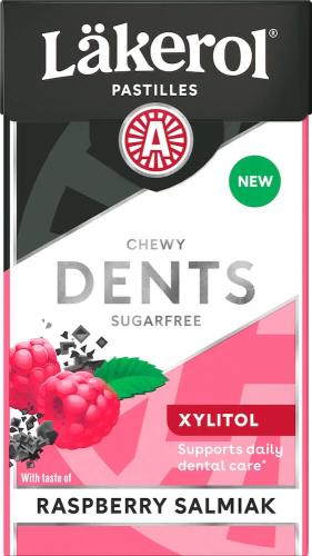 Läkerol Dents Raspberry Salmiak 36g – Coopers Candy