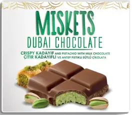 Dubai Choklad Miskets 100g – Coopers Candy