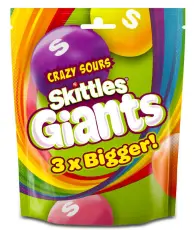 Skittles Giants Crazy Sours 132g &ndash; Coopers Candy