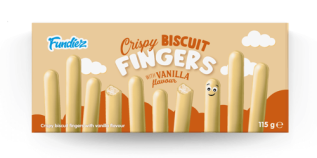 Fundiez Crispy Biscuit Fingers White 115g – Coopers Candy