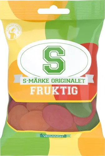 S-Märke Fruktig 70g – Coopers Candy