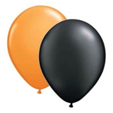 Ballonger Svart/Orange 10-pack – Coopers Candy
