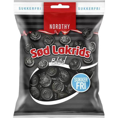 Nordthy Sötlakrits Sockerfri 75g – Coopers Candy