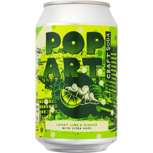 Hammars Bryggeri Pop Art Loopy Lime & Ginger 33cl – Coopers Candy