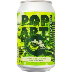 Hammars Bryggeri Pop Art Loopy Lime & Ginger 33cl &ndash; Coopers Candy