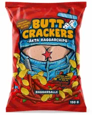 Ronny & Ragge Buttcracker Chips Korv med br&ouml;d 150g &ndash; Coopers Candy