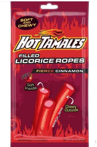Hot Tamales Filled Ropes Fierce Cinnamon 85g – Coopers Candy