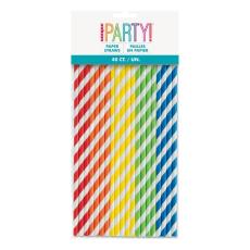 Papperssugrör Multi 40-pack – Coopers Candy