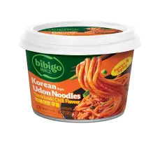 Bibigo Korean Udon Noodle Tteokbokki Chilli Flavour 187g &ndash; Coopers Candy