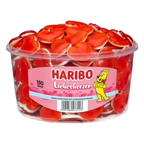 Haribo Liebesherzen 1.2kg – Coopers Candy
