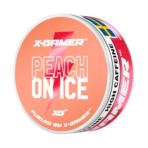 X-Gamer Energy Pouch Peach On Ice – Coopers Candy