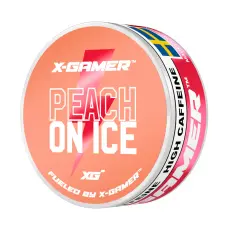 X-Gamer Energy Pouch Peach On Ice – Coopers Candy