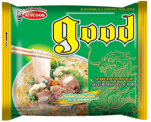 Acecook Vermicelli Ribs Flavour 56g – Coopers Candy
