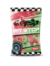 Pit Stop Sour Watermelon Wheels 100g – Coopers Candy