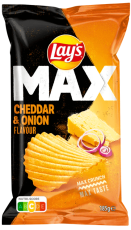 Lays MAX Cheddar & Onion 185g – Coopers Candy